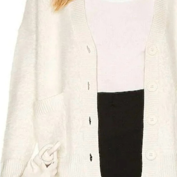 NWT Sanctuary Fluff It Up Eyelash Cream Cardigan Size XL - Picture 3 of 5